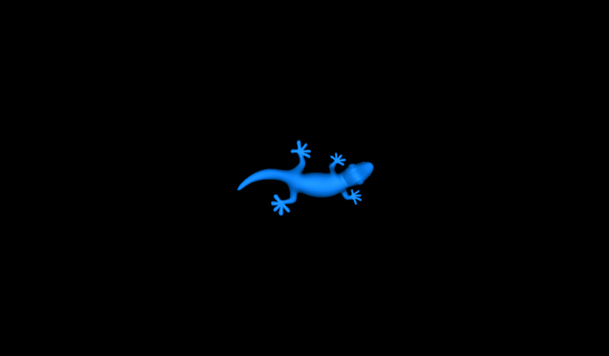 gecko 3d modelos baixar crialidade nuvem 3d print model - Mito3D