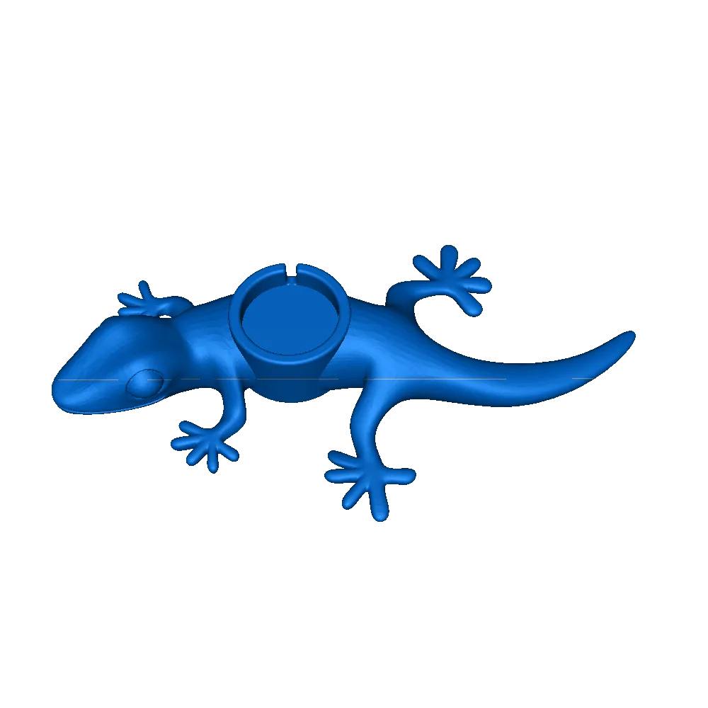 gecko 3d modelle download realität wolke 3D print model - Mito3D