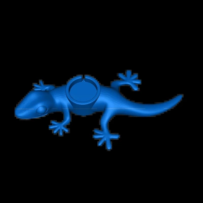 gecko 3d modelos baixar crialidade nuvem 3d print model - Mito3D