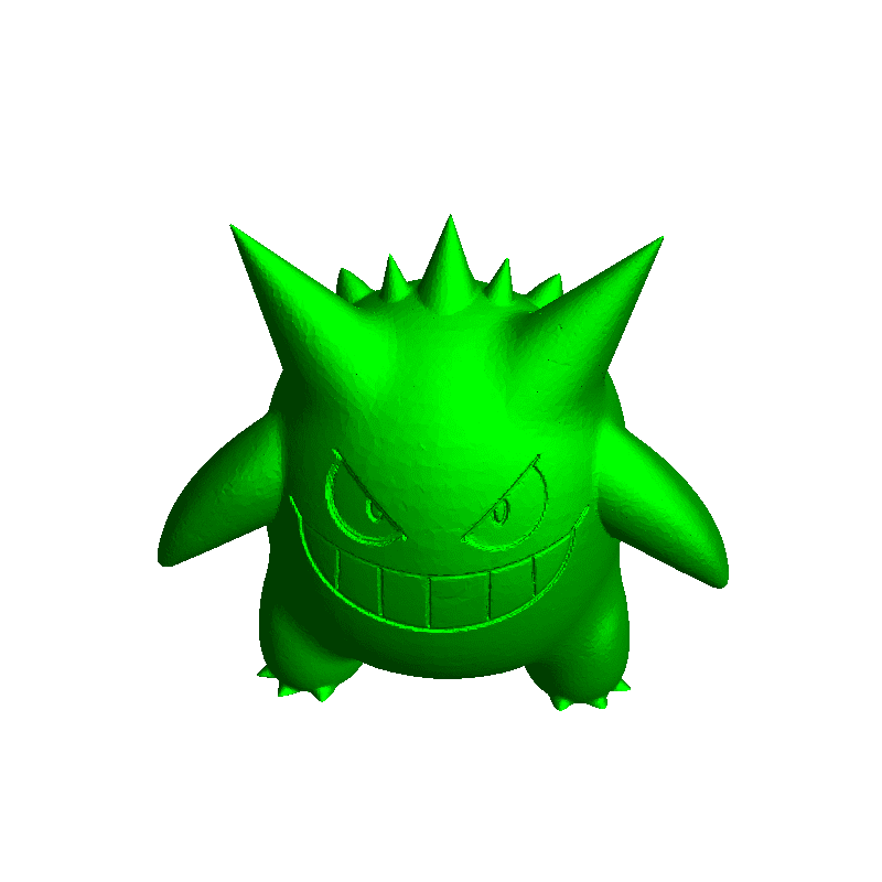 gengar Fictional Characters 3D print model - Mito3D