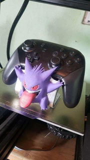 gengar nintendo switch pro controller stand Accessories 3d print model - Mito3D