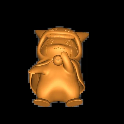 gengar pikachu 3d models download creality cloud 3d print model - Mito3D