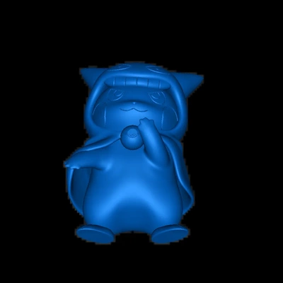 gengar pikachu 3d models download creality cloud 3d print model - Mito3D