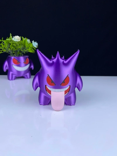 gengar pok lun multipart 3d modèles télécharger créalité nuage 3d print model - Mito3D