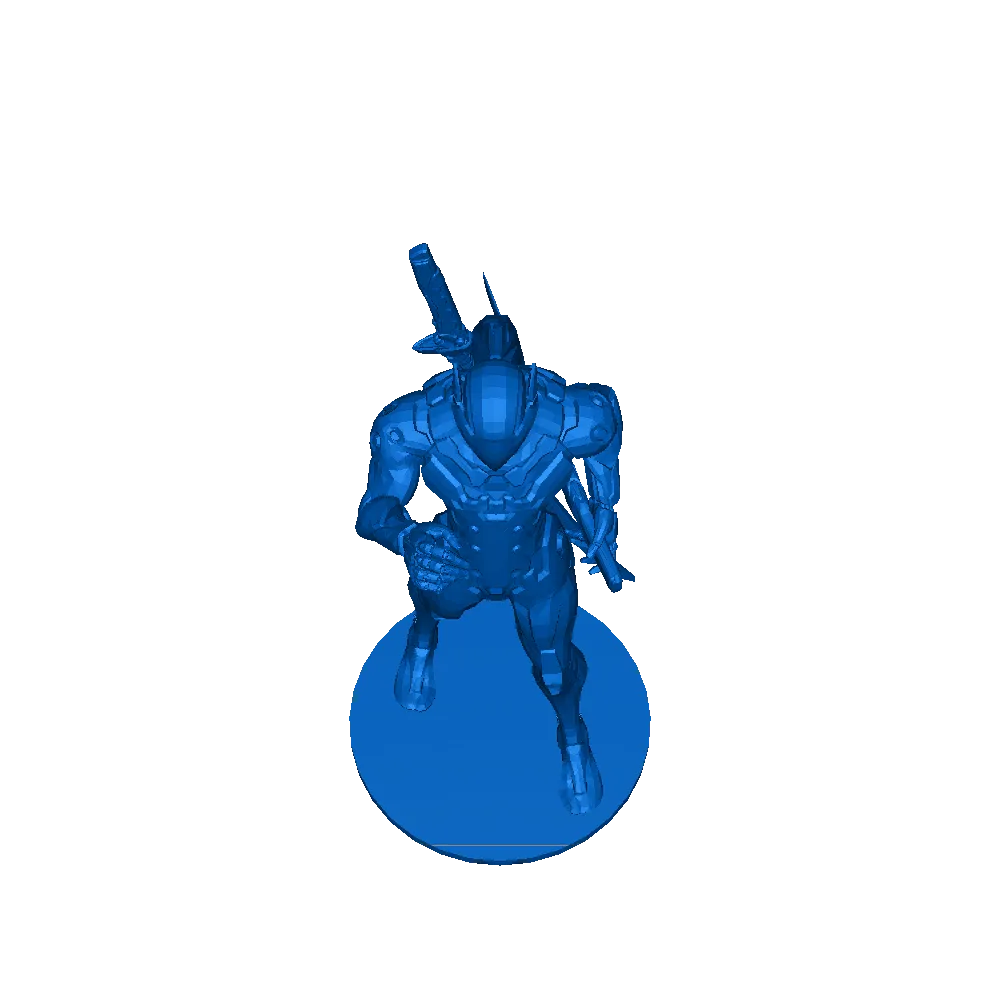 genji 3d modelos descargar crealidad nube 3D print model - Mito3D