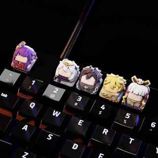 genshin impact keycaps vol - mechanical keyboard Fictional Characters 3d print model - Mito3D