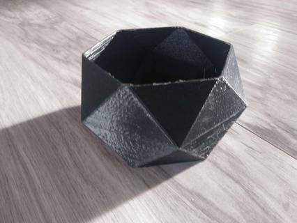 geometrical planter Household 3d print model - Mito3D
