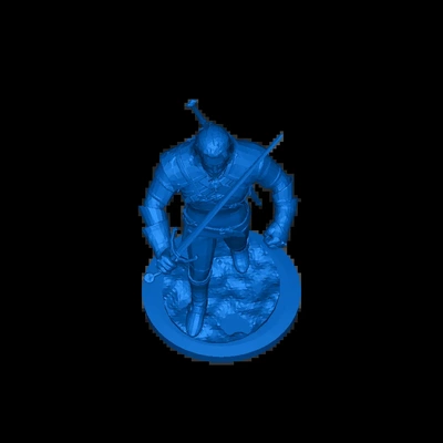 geralt 3d models download creality cloud 3d print model - Mito3D