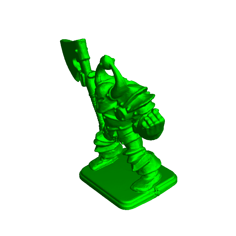 getrero del caos Fictional Characters 3D print model - Mito3D