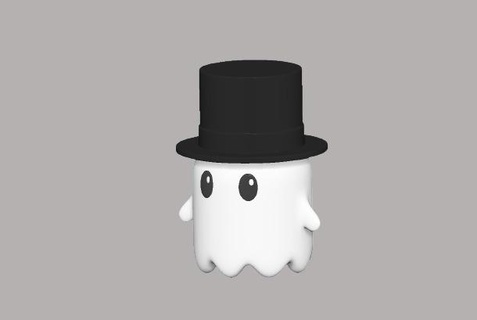 Geist Gentleman Männer 3d print model - Mito3D