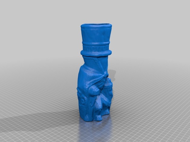 fantôme boîte chapeaux tiki 3D print model - Mito3D