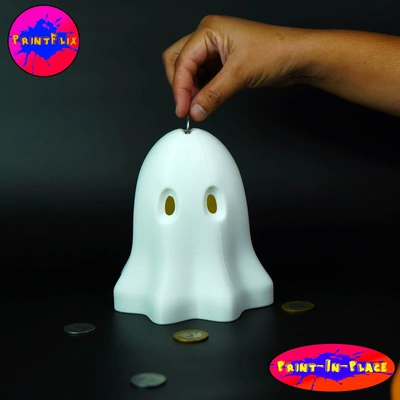 fantasma porcellino banca 3d modelli scarica creality nube 3d print model - Mito3D