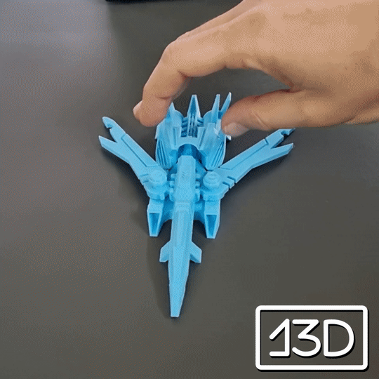 aile fantôme furtif avion 3d modèles télécharger créalité nuage avions combat 3D print model - Mito3D