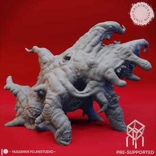 gibbering embrouillage table miniature pre supported stl personnages 3d print model - Mito3D