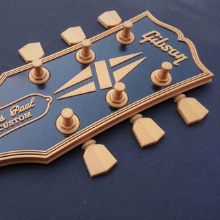 Gibson gitar mesnet anahtar askı duvar Sanat 3d modeller indir Creality bulut ev dekor 3d print model - Mito3D