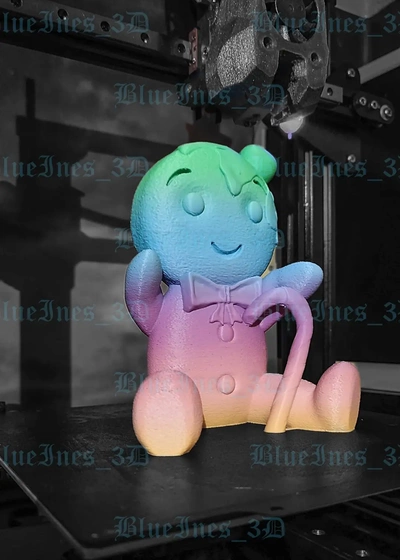 gingerbread boy cherry easy to print 3d models download creality cloud fictional characters 3d print model - Mito3D