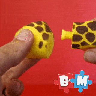 girafe bête mélanger animaux 3d print model - Mito3D