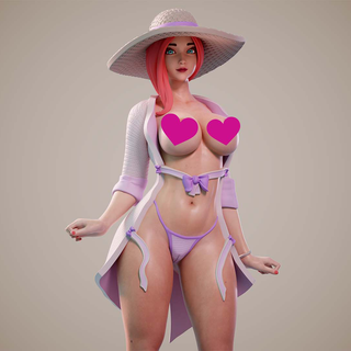 girl beach b 3d models download creality cloud Women 3d print model - Mito3D