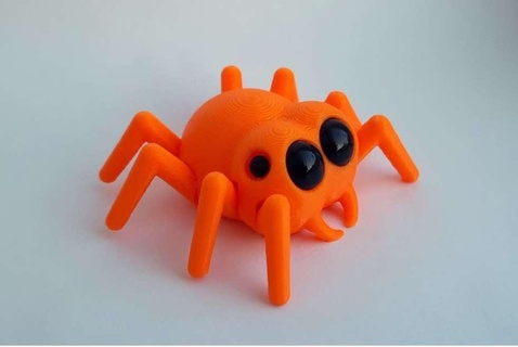 ragno portachiavi zaino giocattoli Giochi 3d print model - Mito3D