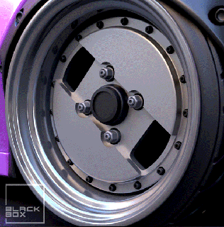 gla roue ensemble 3 décalages séparé centre 3d impression modèle Véhicules 3d print model - Mito3D