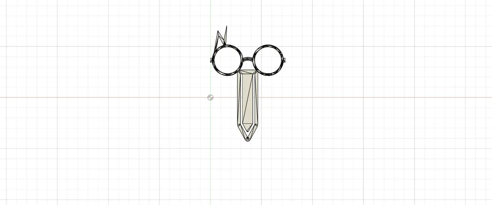 glasses harry potter bookmark 3d models download creality cloud 3d print model - Mito3D