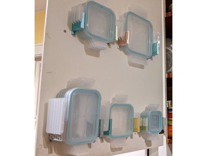 glasslock lid holders Household 3d print model - Mito3D
