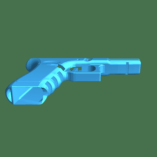glock 17 - frame-1 3d models download creality cloud Toy Guns 3d print model - Mito3D