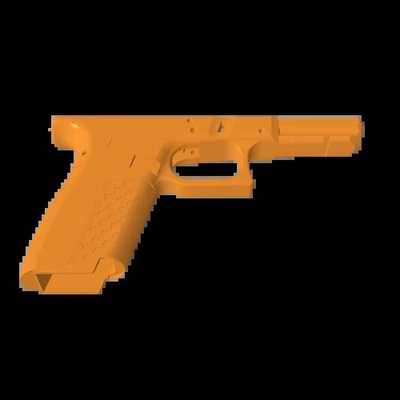 glock 17 3d modelos descargar crealidad nube 3d print model - Mito3D