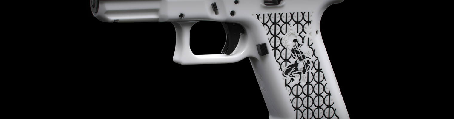 glock 17 deadpool 3d modeller indir creality bulut dış mekan 3d print model - Mito3D