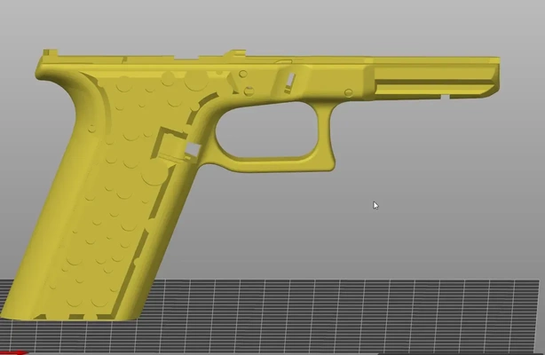 glock 17 p80 delikler 3d modeller indir creality bulut 3d print model - Mito3D