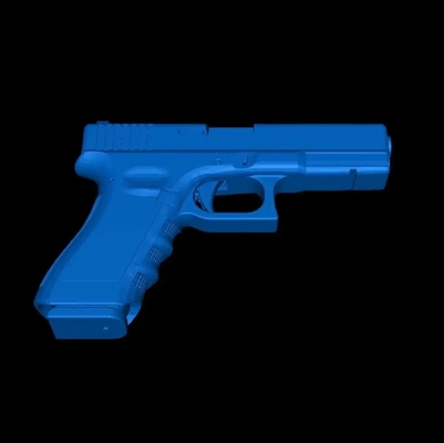 glock 17 oyuncak model 3d modeller indir creality bulut 3d print model - Mito3D