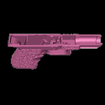 glock 19 freios 3d modelos baixar crialidade nuvem 3d print model - Mito3D