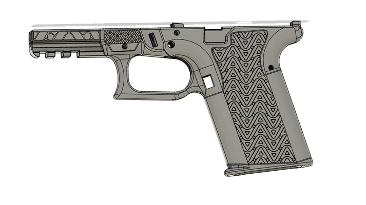 glock 19 p80 ava imbianchino 3d modelli scarica creality nube 3d print model - Mito3D