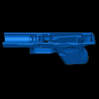 glock 40 3d modèles télécharger créalité nuage 3d print model - Mito3D