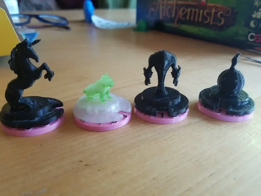 gloomhaven concentrico cerchio animali domestici 3d modelli scarica creality nube 3d print model - Mito3D