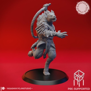 gnolle table miniature pre supported stl monstres 3d print model - Mito3D