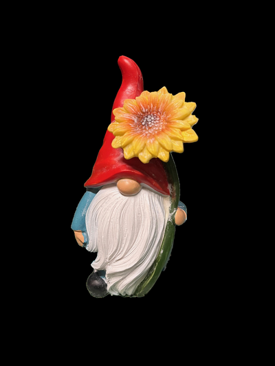 gnomo segurando flor 3d modelos baixar crialidade nuvem ficcional personagens 3d print model - Mito3D