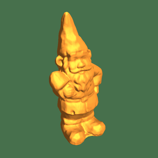 gnome portant champignon personnages 3d print model - Mito3D