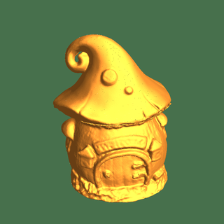 gnome mushroom house Others 3d print model - Mito3D