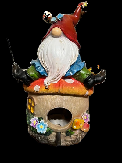 gnome on a mushroom house 3d models download creality cloud fictional characters 3d print model - Mito3D