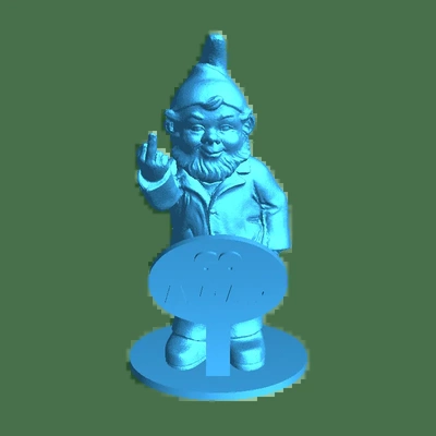 go gnomo 3d modelos descargar crealidad nube 3d print model - Mito3D