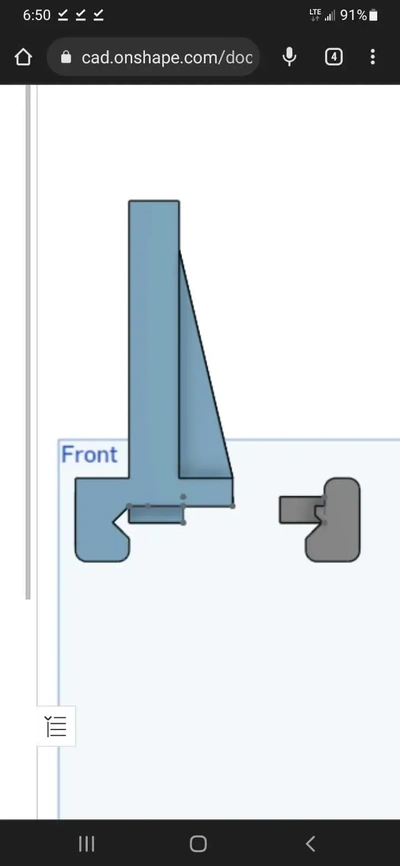 go pró picatinny trilho monte 3d modelos baixar crialidade nuvem 3d print model - Mito3D