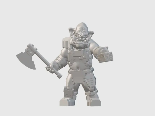 duende mercenario 28mm 32mm escala 3d modelos descargar crealidad nube 3d print model - Mito3D