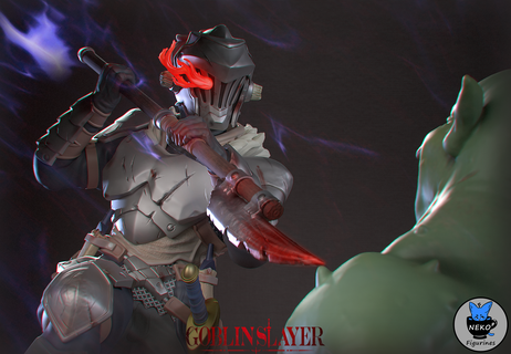 goblin slayer - stl anime figurine 3d printing Fictional Characters 3d print model - Mito3D