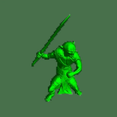 goblin warrior 3d models download creality cloud 3d print model - Mito3D