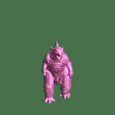 godzilla 3d modelli scarica creality nube 3d print model - Mito3D