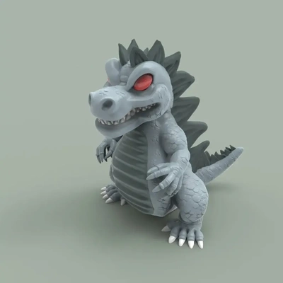 godzilla 3d modelli scarica creality nube 3d print model - Mito3D