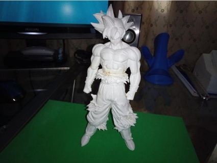 goku fictif personnages 3d print model - Mito3D