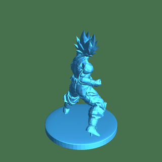 Goku immaginario personaggi 3d print model - Mito3D