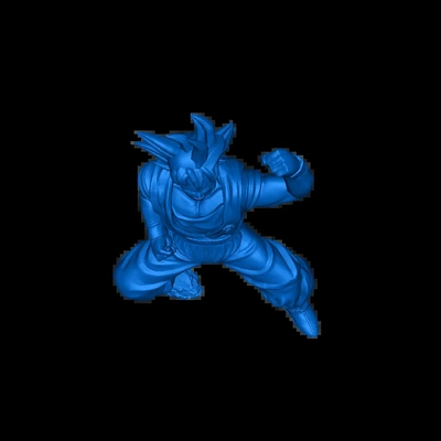 goku 3d models download creality cloud 3d print model - Mito3D